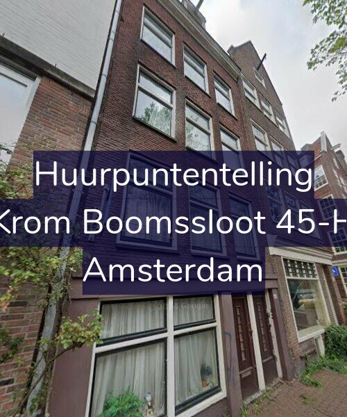Foto gevel Huurpuntentelling voor Krom Boomssloot 45-H, Amsterdam