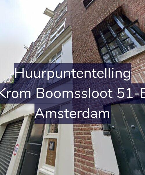 Foto gevel Huurpuntentelling voor Krom Boomssloot 51-E, Amsterdam