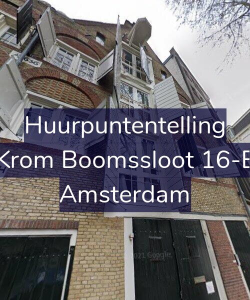 Foto gevel Huurpuntentelling voor Krom Boomssloot 16-E, Amsterdam