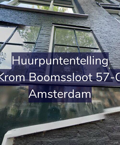 Foto gevel Huurpuntentelling voor Krom Boomssloot 57-C, Amsterdam
