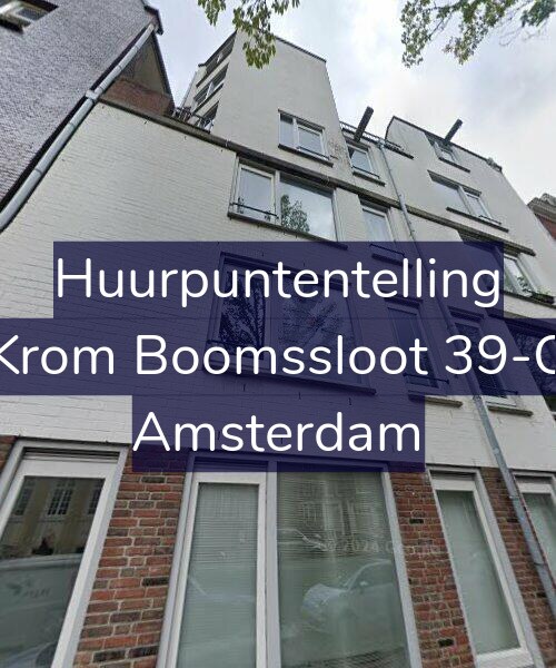Foto gevel Huurpuntentelling voor Krom Boomssloot 39-C, Amsterdam