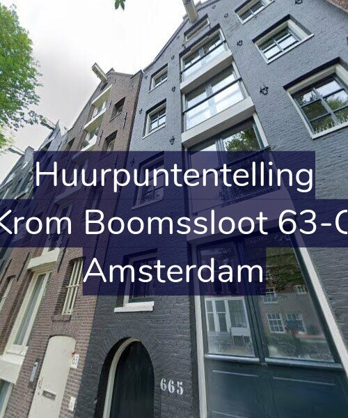Foto gevel Huurpuntentelling voor Krom Boomssloot 63-C, Amsterdam