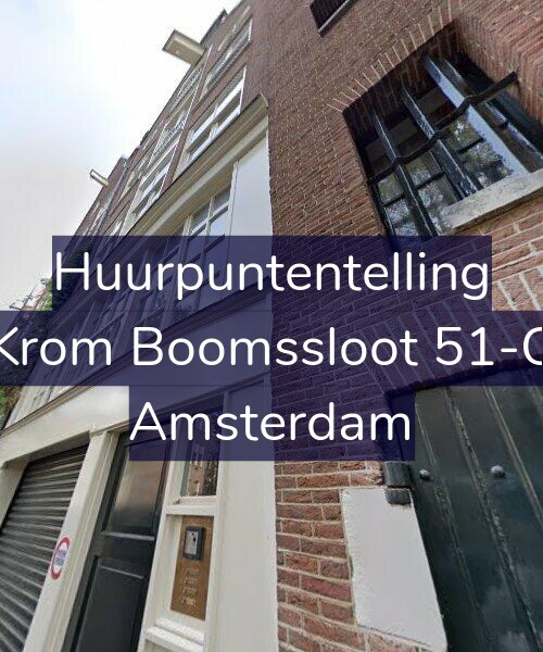 Foto gevel Huurpuntentelling voor Krom Boomssloot 51-C, Amsterdam