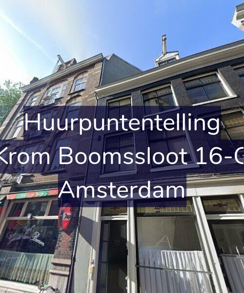 Foto gevel Huurpuntentelling voor Krom Boomssloot 16-G, Amsterdam