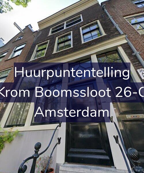 Foto gevel Huurpuntentelling voor Krom Boomssloot 26-C, Amsterdam