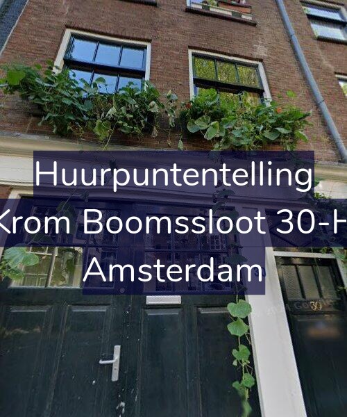 Foto gevel Huurpuntentelling voor Krom Boomssloot 30-H, Amsterdam