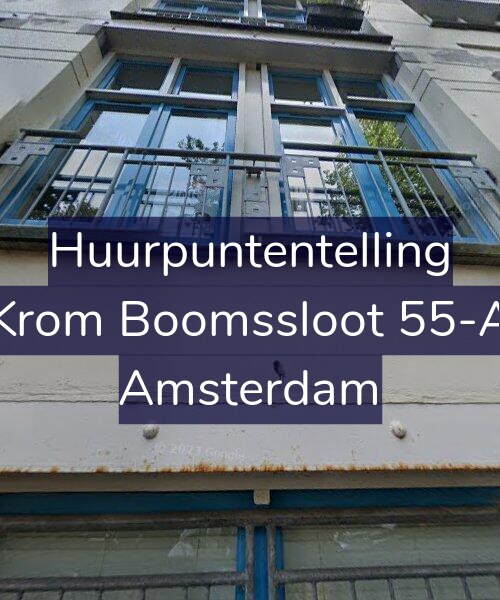 Foto gevel Huurpuntentelling voor Krom Boomssloot 55-A, Amsterdam