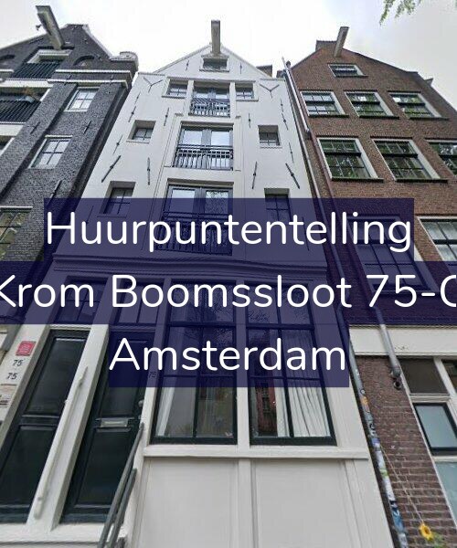 Foto gevel Huurpuntentelling voor Krom Boomssloot 75-C, Amsterdam