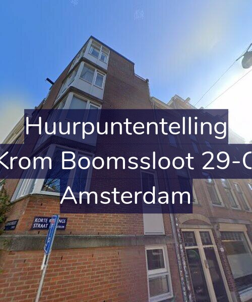 Foto gevel Huurpuntentelling voor Krom Boomssloot 29-C, Amsterdam