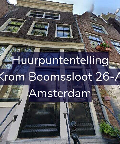 Foto gevel Huurpuntentelling voor Krom Boomssloot 26-A, Amsterdam