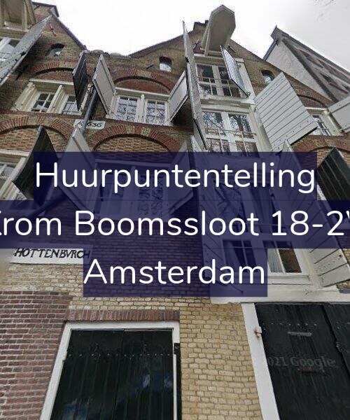 Foto gevel Huurpuntentelling voor Krom Boomssloot 18-2V, Amsterdam