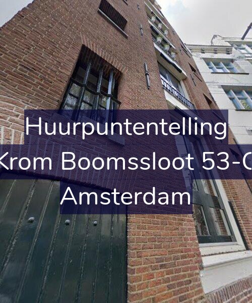 Foto gevel Huurpuntentelling voor Krom Boomssloot 53-C, Amsterdam