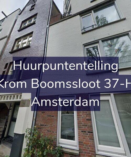 Foto gevel Huurpuntentelling voor Krom Boomssloot 37-H, Amsterdam