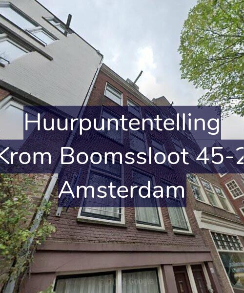 Foto gevel Huurpuntentelling voor Krom Boomssloot 45-2, Amsterdam
