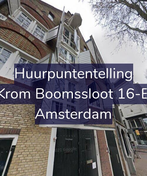 Foto gevel Huurpuntentelling voor Krom Boomssloot 16-B, Amsterdam