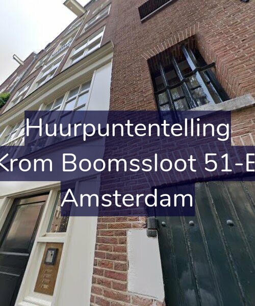 Foto gevel Huurpuntentelling voor Krom Boomssloot 51-B, Amsterdam