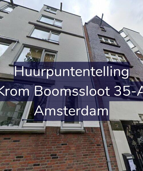 Foto gevel Huurpuntentelling voor Krom Boomssloot 35-A, Amsterdam