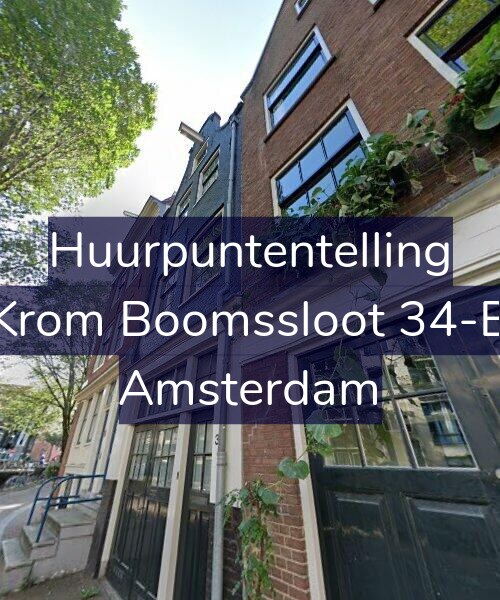 Foto gevel Huurpuntentelling voor Krom Boomssloot 34-B, Amsterdam