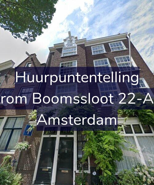 Foto gevel Huurpuntentelling voor Krom Boomssloot 22-A2, Amsterdam