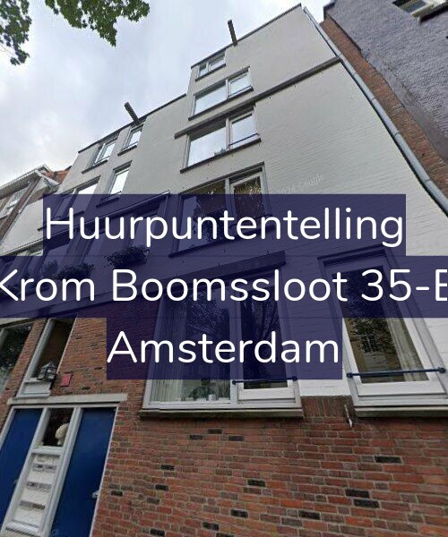 Foto gevel Huurpuntentelling voor Krom Boomssloot 35-E, Amsterdam
