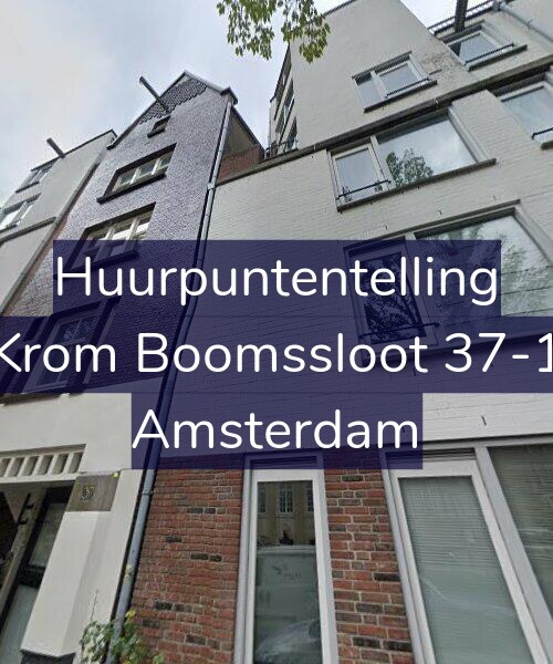 Foto gevel Huurpuntentelling voor Krom Boomssloot 37-1, Amsterdam