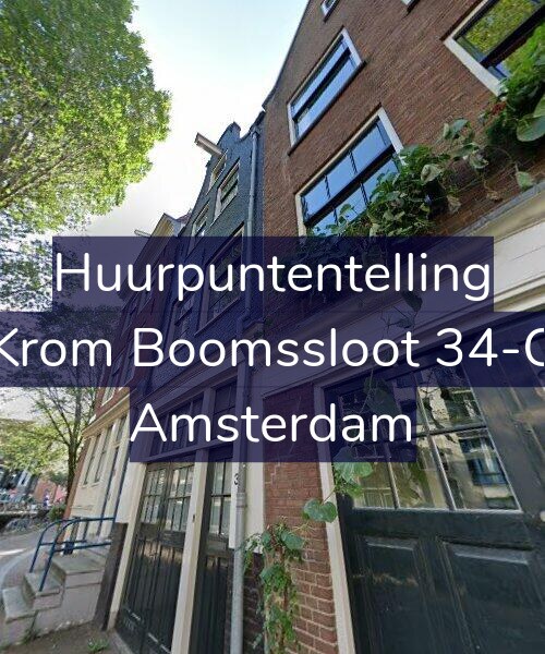 Foto gevel Huurpuntentelling voor Krom Boomssloot 34-C, Amsterdam