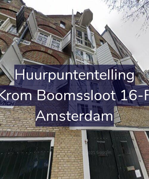 Foto gevel Huurpuntentelling voor Krom Boomssloot 16-F, Amsterdam