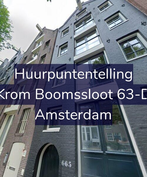 Foto gevel Huurpuntentelling voor Krom Boomssloot 63-D, Amsterdam