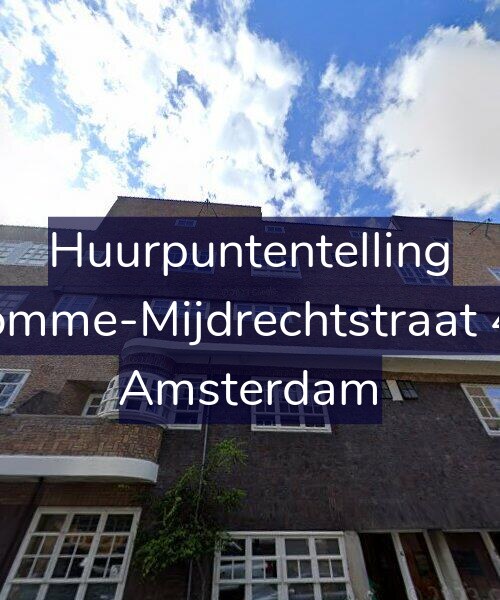 Foto gevel Huurpuntentelling voor Kromme-Mijdrechtstraat 4-3, Amsterdam