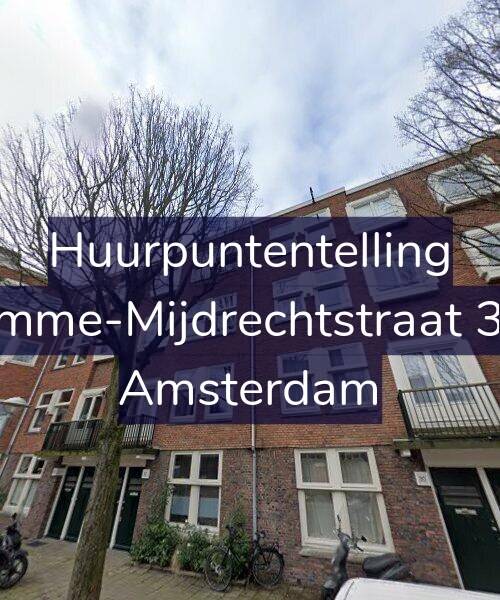 Foto gevel Huurpuntentelling voor Kromme-Mijdrechtstraat 32-3, Amsterdam