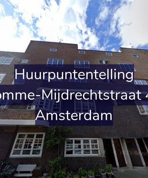 Foto gevel Huurpuntentelling voor Kromme-Mijdrechtstraat 4-4, Amsterdam