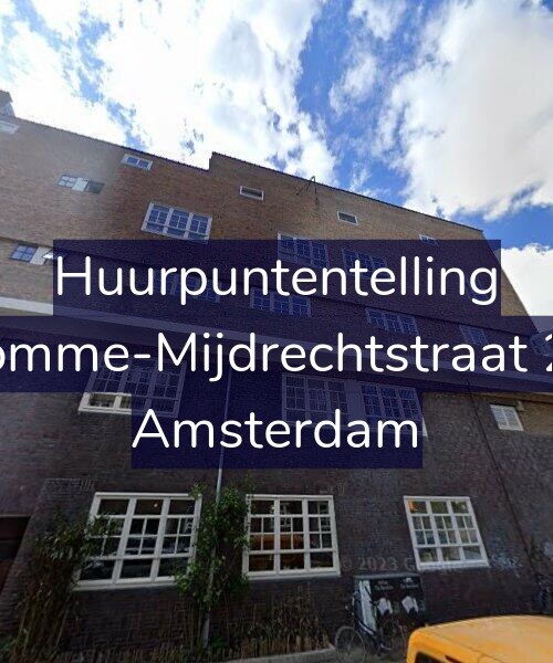 Foto gevel Huurpuntentelling voor Kromme-Mijdrechtstraat 2-1, Amsterdam