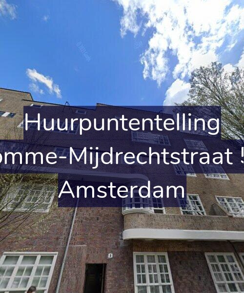 Foto gevel Huurpuntentelling voor Kromme-Mijdrechtstraat 5-2, Amsterdam