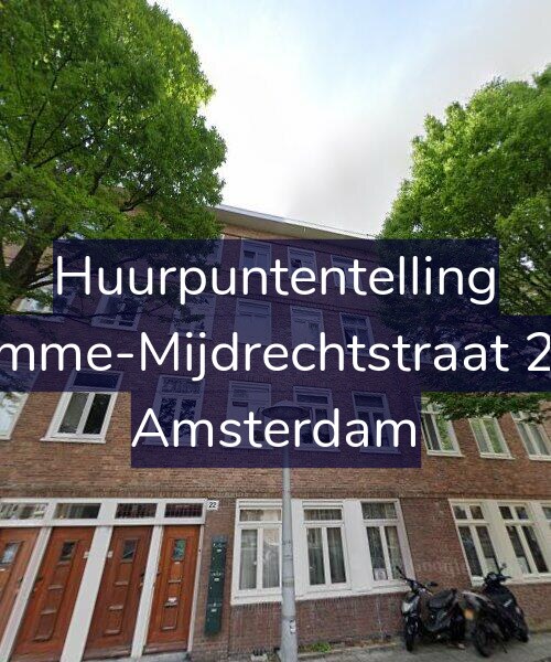Foto gevel Huurpuntentelling voor Kromme-Mijdrechtstraat 22-3, Amsterdam