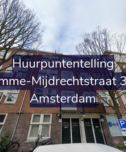 Foto gevel Huurpuntentelling voor Kromme-Mijdrechtstraat 30-1, Amsterdam