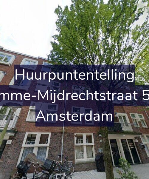 Foto gevel Huurpuntentelling voor Kromme-Mijdrechtstraat 58-1, Amsterdam