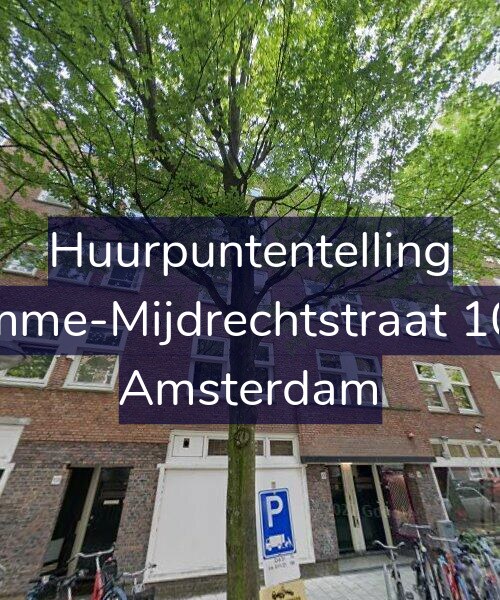 Foto gevel Huurpuntentelling voor Kromme-Mijdrechtstraat 106-1, Amsterdam