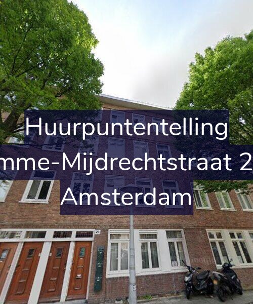 Foto gevel Huurpuntentelling voor Kromme-Mijdrechtstraat 22-H, Amsterdam
