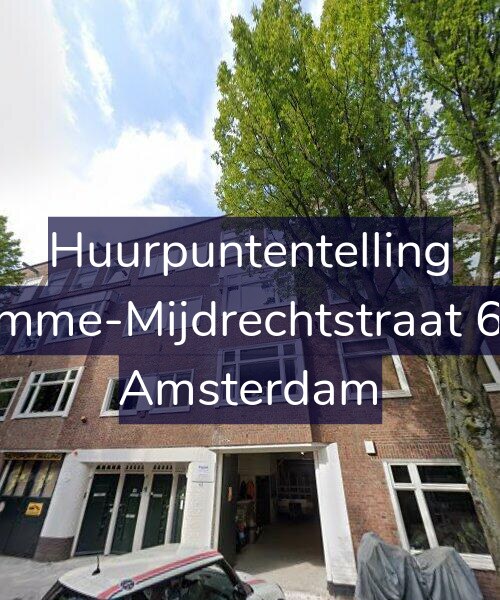 Foto gevel Huurpuntentelling voor Kromme-Mijdrechtstraat 63-1, Amsterdam