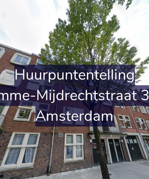 Foto gevel Huurpuntentelling voor Kromme-Mijdrechtstraat 38-A, Amsterdam