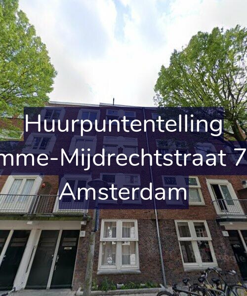Foto gevel Huurpuntentelling voor Kromme-Mijdrechtstraat 72-H, Amsterdam