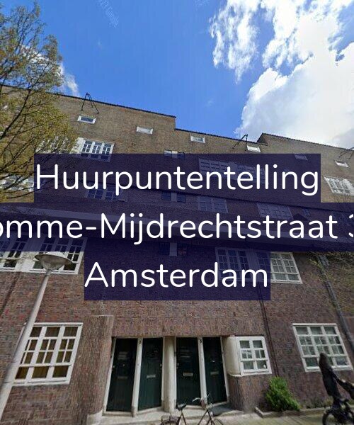 Foto gevel Huurpuntentelling voor Kromme-Mijdrechtstraat 3-2, Amsterdam