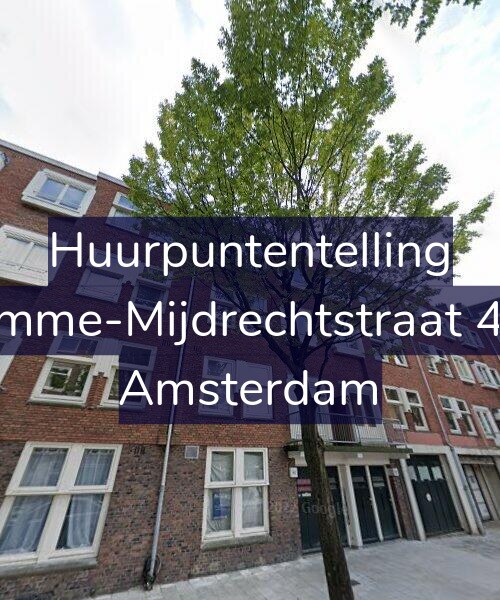 Foto gevel Huurpuntentelling voor Kromme-Mijdrechtstraat 42-3, Amsterdam