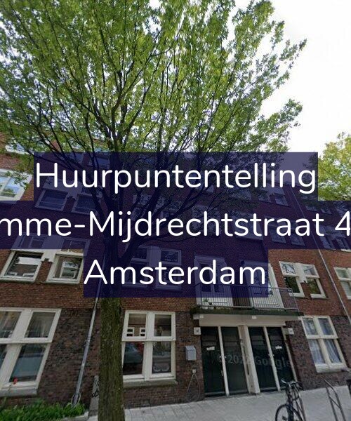 Foto gevel Huurpuntentelling voor Kromme-Mijdrechtstraat 46-1, Amsterdam