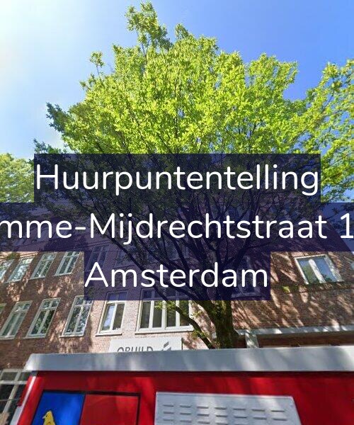 Foto gevel Huurpuntentelling voor Kromme-Mijdrechtstraat 18-2, Amsterdam