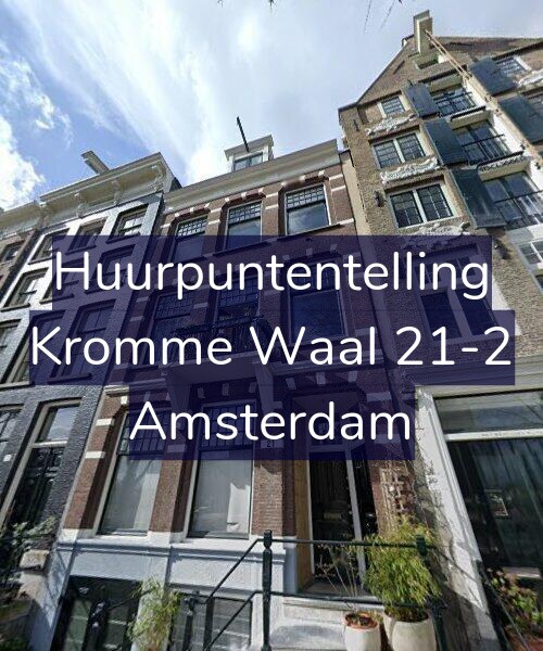 Foto gevel Huurpuntentelling voor Kromme Waal 21-2, Amsterdam