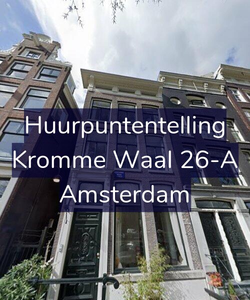 Foto gevel Huurpuntentelling voor Kromme Waal 26-A, Amsterdam