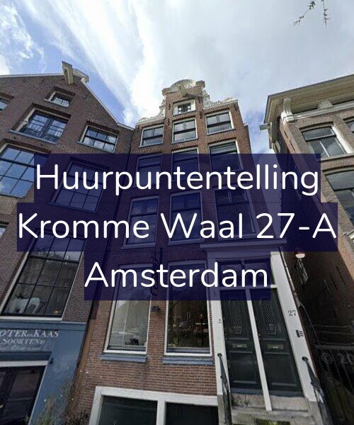 Foto gevel Huurpuntentelling voor Kromme Waal 27-A, Amsterdam