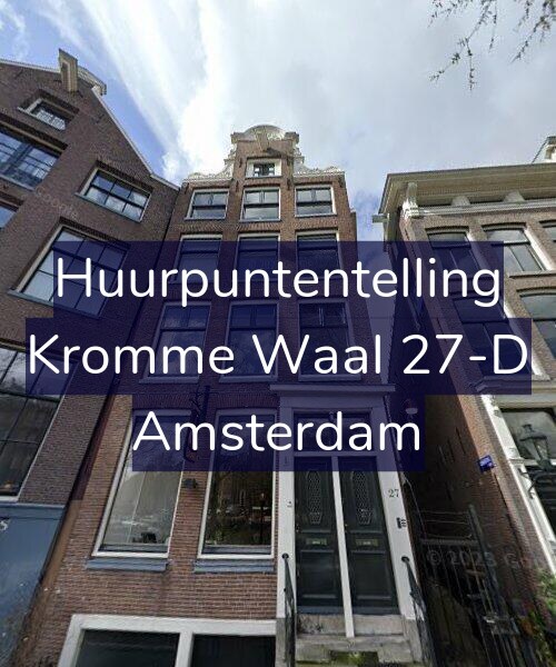 Foto gevel Huurpuntentelling voor Kromme Waal 27-D, Amsterdam