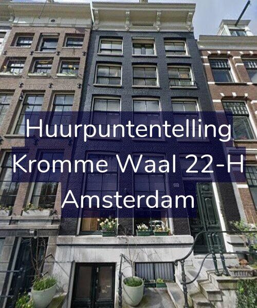 Foto gevel Huurpuntentelling voor Kromme Waal 22-H, Amsterdam
